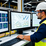 **

"A brightly lit, modern industrial factory interior, showcasing advanced automation and resource optimization. Engineers, fully clothed in professional attire, are monitoring data on large screens. Visible are recycling processes and efficient energy systems. Focus on clean technology and innovative solutions for waste reduction. Safe for work, appropriate content, fully clothed, professional, perfect anatomy, correct proportions, natural pose, well-formed hands, proper finger count, natural body proportions, high quality."

**