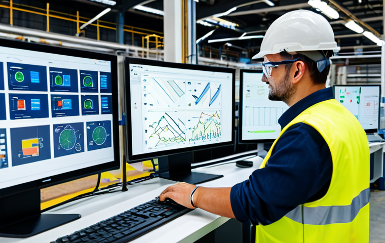 **
"A brightly lit, modern industrial factory interior, showcasing advanced automation and resource optimization. Engineers, fully clothed in professional attire, are monitoring data on large screens. Visible are recycling processes and efficient energy systems. Focus on clean technology and innovative solutions for waste reduction. Safe for work, appropriate content, fully clothed, professional, perfect anatomy, correct proportions, natural pose, well-formed hands, proper finger count, natural body proportions, high quality."
**