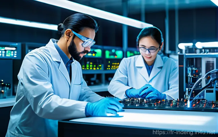 산업공학과 클린 에너지 시스템 - **"A vibrant and dynamic industrial engineering laboratory, with several male and female engineers i...