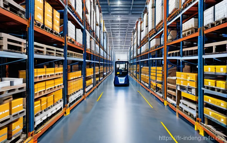 산업공학 시뮬레이션 - **Prompt:** A high-angle, panoramic shot of a sophisticated, modern manufacturing facility, bustling...