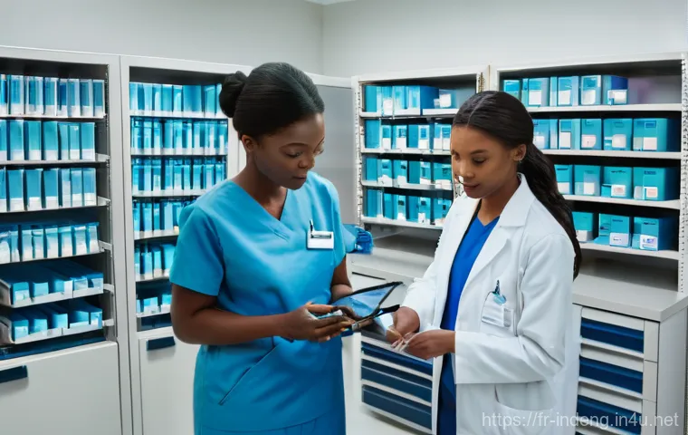 산업공학과 헬스케어 시스템 - **Optimized Patient Journey in a Modern Hospital:** A wide shot capturing the bright and welcoming l...
